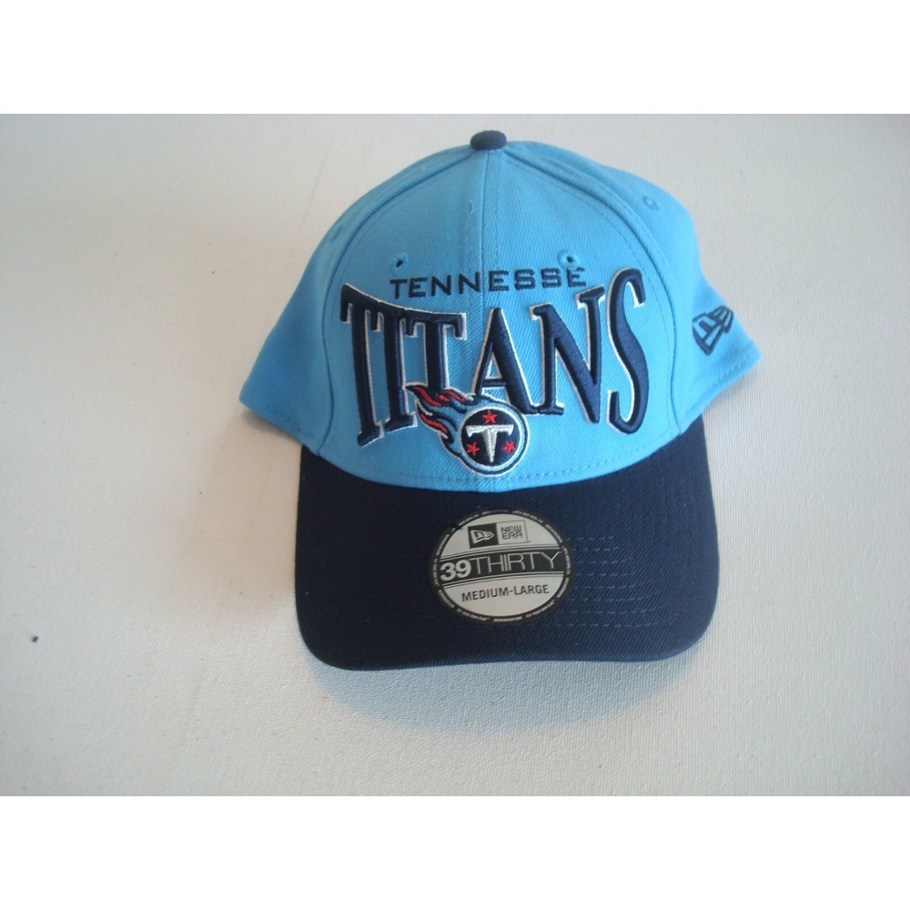TENNESSEE TITANS NEW ERA TEAM SZ M/LG GOLF BEACH DEADSTOCK HAT CAP VINTAGE P3